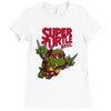 super turtle bros raph Ladies Fitted T-Shirt