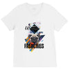 who loves frenchies V-Neck Tee