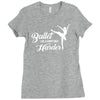 ballet like a sport only harder Ladies Fitted T-Shirt