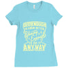 old enough young enough Ladies Fitted T-Shirt