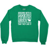 arguing with a psych major Crewneck Sweatshirt