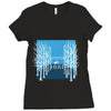 Winter (a214) Ladies Fitted T-Shirt