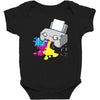 puker printer Baby Bodysuit