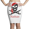 personalized pirate Pencil Skirts