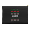 ugly christmas aunt Accessory Pouches