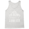 les reines naissent en janvier Tank Top