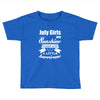 July Girls Are Sunshine Mixed With A Little Hurricane Toddler T-shirt