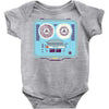 reel to reel Baby Onesie