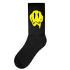 melting acid smiley face Socks