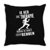 rennen Throw Pillow