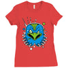 oiseau en colere Ladies Fitted T-Shirt