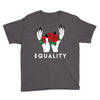 equality white Youth Tee