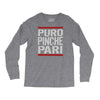 puro pinche pari funny Long Sleeve Shirts