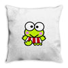 keroppi2 Throw Pillow