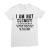 i'm not clumsy Ladies Fitted T-Shirt