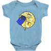 time travel to the moon Baby Bodysuit