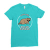 save the trash pandas Ladies Fitted T-Shirt