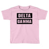 Delta Gamma Black Toddler T-shirt