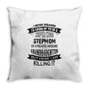 Super Cool Stepmom Of A Freaking Awesome Granddaughter Throw Pillow