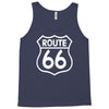 route 66 stampa bianca starda america sport Tank Top