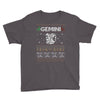 gemini christmas ugly sweater Youth Tee