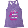 Oba Was Created Because Need Real Heroes Racerback Tank