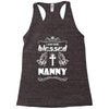 I Am One Blessed Nanny Racerback Tank