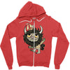 an ode to wild things Zipper Hoodie