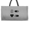 How To Live A Happy Life Weekender Totes