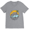 summer time V-Neck Tee
