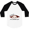 December Peeking Out Baby Girl 3/4 Sleeve Shirt