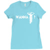 wanna screw Ladies Fitted T-Shirt