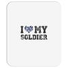 i love my soldier navy camouflage Mousepad