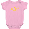 gold fish Baby Onesie