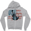 us flag Zipper Hoodie