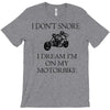 motorbike i don't snore biker's biker T-Shirt