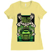 hell on wheels version two Ladies Fitted T-Shirt