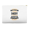 Super Cool Daddy Of A Freaking Awesome Daughter Accessory Pouches
