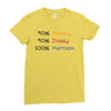 mommy daddy harrison baby name Ladies Fitted T-Shirt