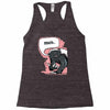 meh says honey badger Racerback Tank