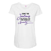 don't be jealous just because i look this good at seventy Maternity Scoop Neck T-shirt