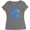 c 3d Women's Triblend Scoop T-shirt
