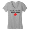 Make Canada Great Again Women's V-Neck T-Shirt