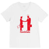 handshake V-Neck Tee