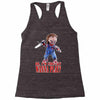 chucky funny quote ideal birthday present gift Racerback Tank