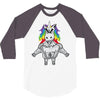 Gym Unicorn 3/4 Sleeve Shirt