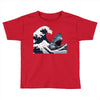 Great White Wave Shark Toddler T-shirt