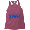 ask me why i'm jawsome Racerback Tank
