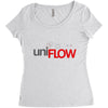 UNI FLOWS Women's Triblend Scoop T-shirt