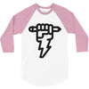 pencil lightning 3/4 Sleeve Shirt